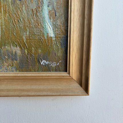 Expressive Landscape Oil Painting "Framed Painting" Detailed Art Holland Art Shop