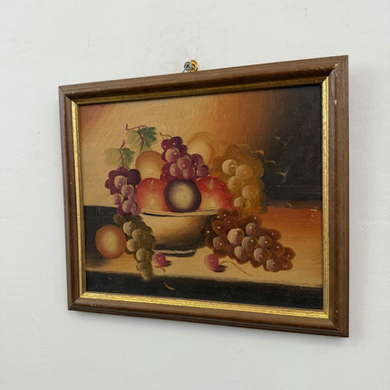 Expressive Still Life Oil Painting "Fruit Bowl" Timeless Small Artwork Holland Art Shop