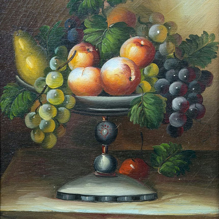 Authentic Still Life Oil Painting "Fruit Bowl" Traditional Artwork Holland Art Shop