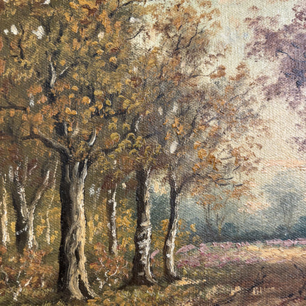 Detailed Landscape Oil Painting "Gilded Frame" Handcrafted Art Holland Art Shop