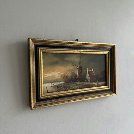 Detailed Landscape Oil Painting "Framed Painting" Elegant Small Artwork Holland Art Shop
