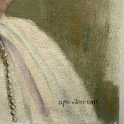 Rustic Portrait Oil Painting "Elderly Woman" Detailed Artwork Holland Art Shop