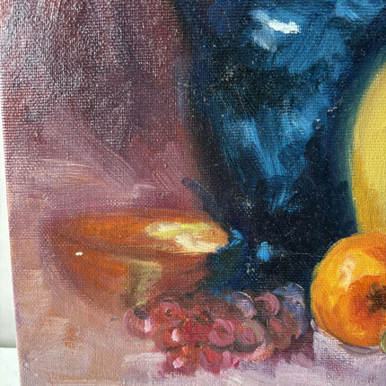 Timeless Still Life Oil Painting "Yellow Pitcher" Refined Small Artwork Holland Art Shop