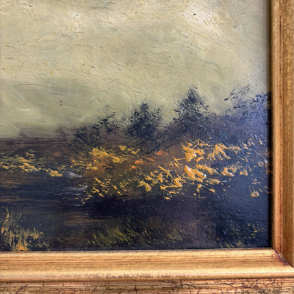 Timeless Landscape Oil Painting "Gilded Frame" Expressive Dutch  Artwork Holland Art Shop