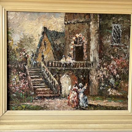Original Cityscape Oil Painting "Framed Painting" Handcrafted Art Holland Art Shop