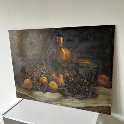 Authentic Still Life Oil Painting "Fruit Still-Life" Handcrafted Large Art Holland Art Shop