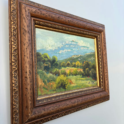 Traditional Landscape Oil Painting "Framed Landscape" Elegant Small Artwork Holland Art Shop