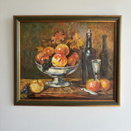 Traditional Still Life Oil Painting "Fruit Bowl" Authentic Art Holland Art Shop