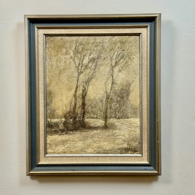 Detailed Landscape Oil Painting "Bare Trees" Timeless Artwork Holland Art Shop