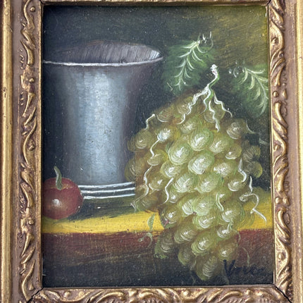Elegant Still Life Oil Painting "Gilded Frame" Original Small Artwork Holland Art Shop