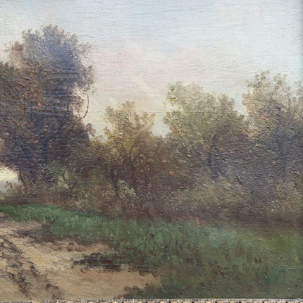 Elegant Landscape Oil Painting "Gilded Frame" Detailed Artwork Holland Art Shop