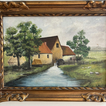 Refined Still Life Oil Painting "Wooden Frame" Expressive Small Artwork Holland Art Shop