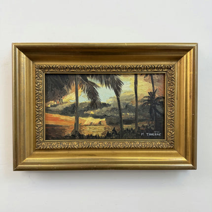 Traditional Landscape Oil Painting "Gilded Frame" Original Art Holland Art Shop