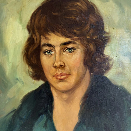Rustic Portrait Oil Painting "Young Man" Timeless Art Holland Art Shop