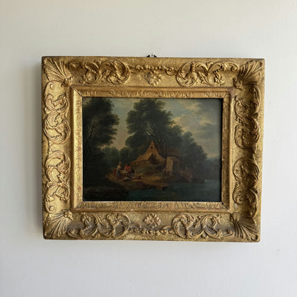 Original Landscape Oil Painting "Gilded Frame" Refined Art Holland Art Shop