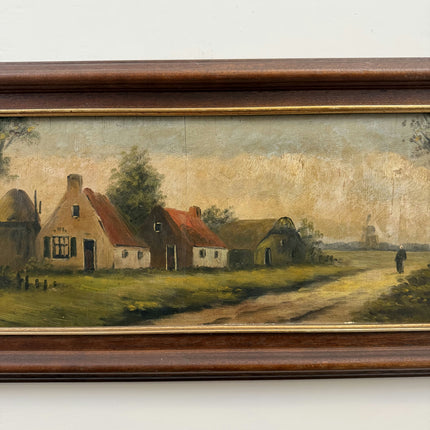 Classic Farm Oil Painting "Framed Painting" Authentic Art Holland Art Shop