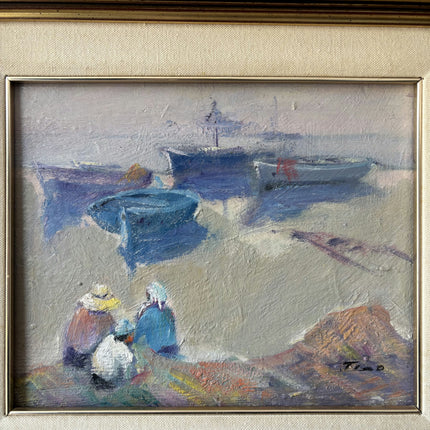Classic Seascape Oil Painting "Framed Painting" Rustic Art Holland Art Shop