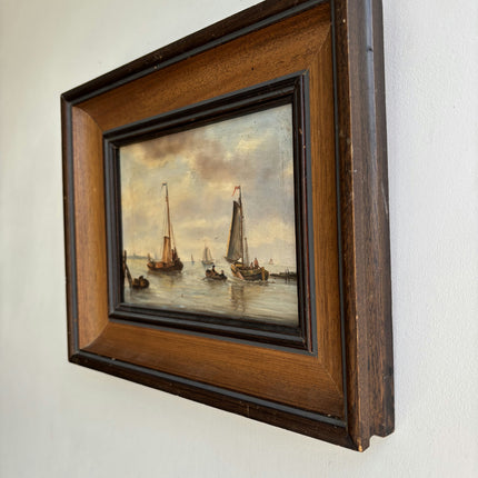 Elegant Seascape Oil Painting "Framed Painting" Original Dutch Art Holland Art Shop