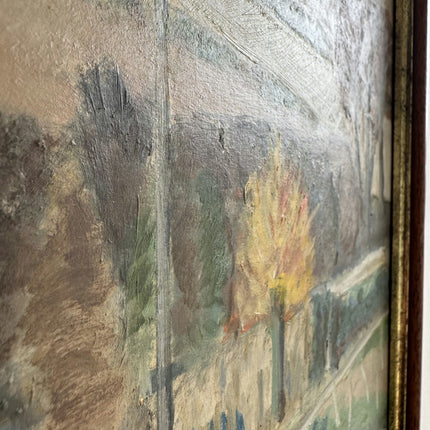 Authentic Landscape Oil Painting "Framed Landscape" Vintage Artwork Holland Art Shop