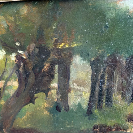 Auguste Pointelin (1839–1933) French Woodland Landscape Antique Oil Painting Holland Art Shop
