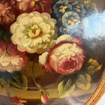 Vintage Flowery Still Life Oil Painting "Floral Bouquet" Original Small Art Holland Art Shop