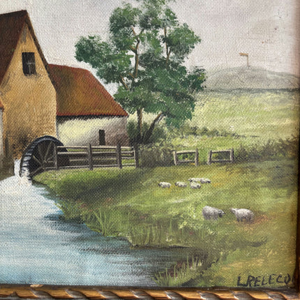 Refined Still Life Oil Painting "Wooden Frame" Expressive Small Artwork Holland Art Shop