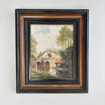 Original Landscape Oil Painting "Framed Painting" Expressive Art Holland Art Shop
