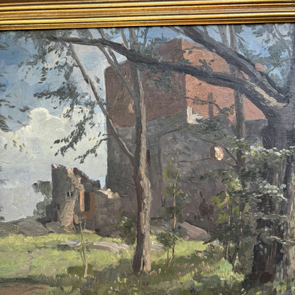 Elegant Landscape Oil Painting "Oak Tree" Timeless Art Holland Art Shop