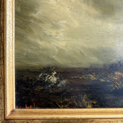 Timeless Landscape Oil Painting "Gilded Frame" Expressive Dutch  Artwork Holland Art Shop