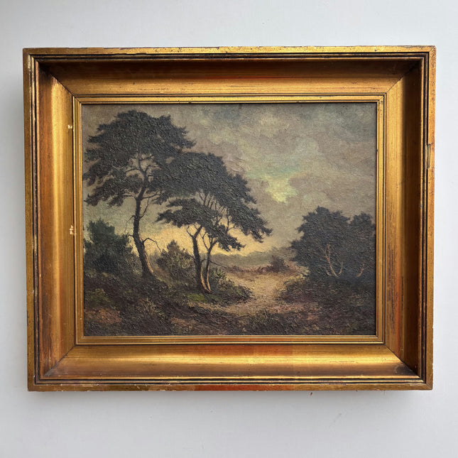 Rustic Scenery Oil Painting "Pine Trees" Authentic Art Holland Art Shop