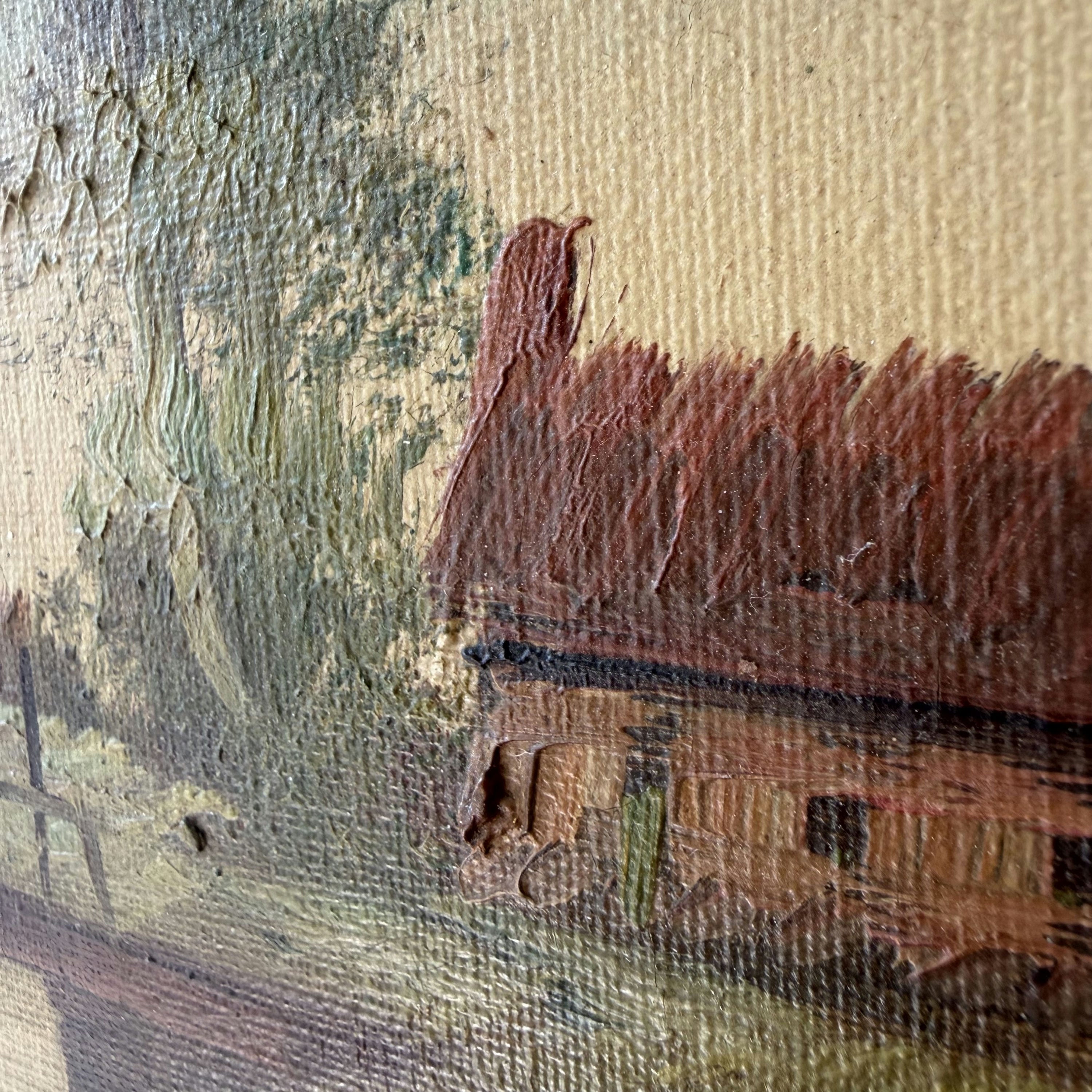 Expressive Landscape Oil Painting 