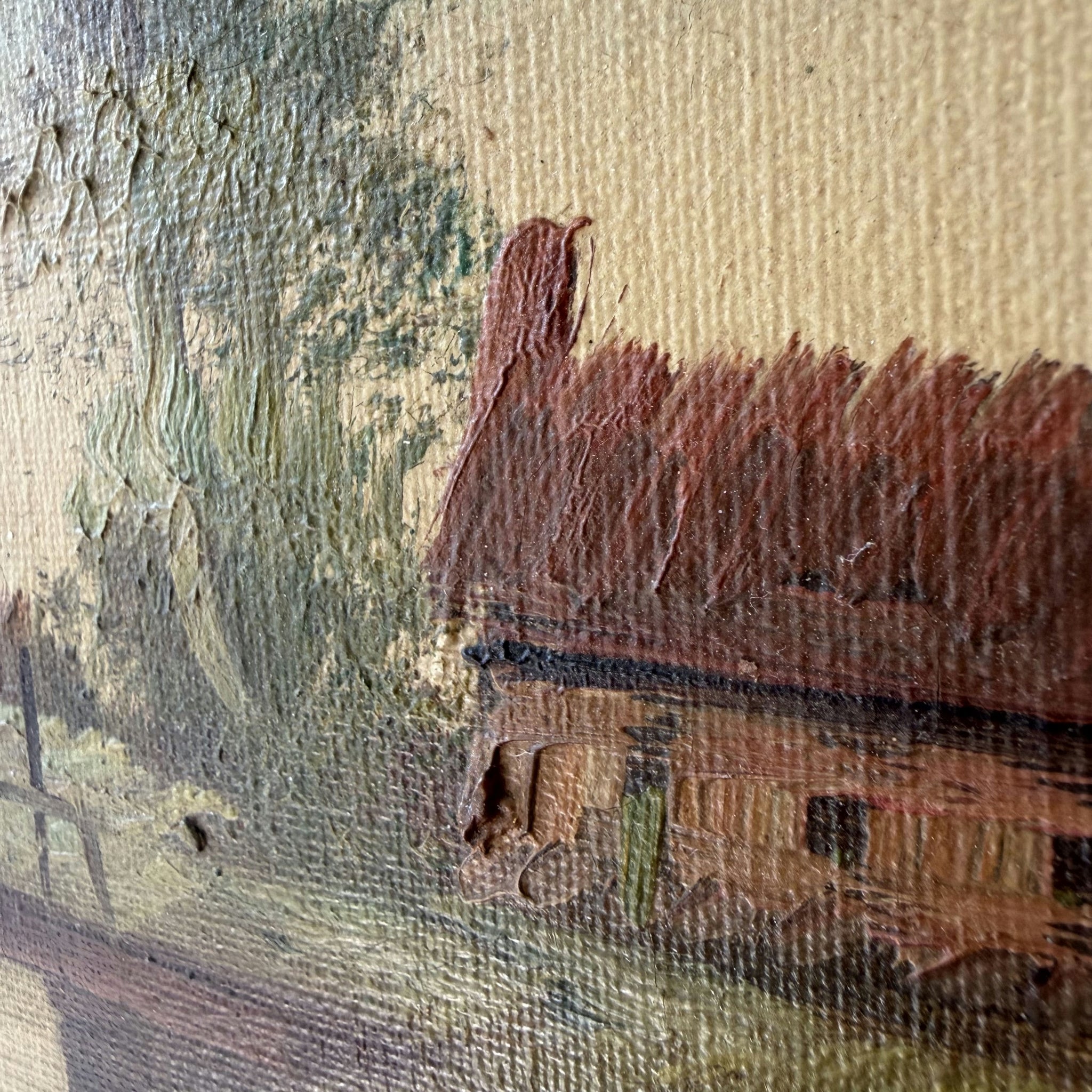 Expressive Landscape Oil Painting 