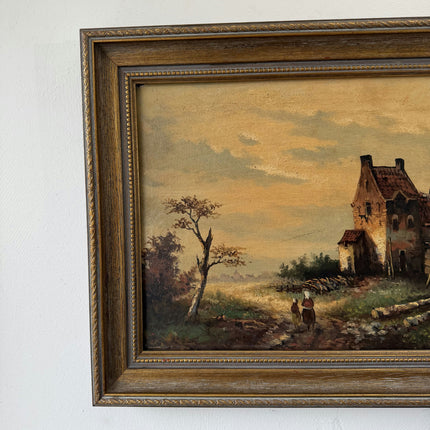 Expressive Oil Painting Scenery "Country Pathway" Fine Medium Artwork