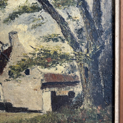 Classic Landscape Oil Painting "Thatched Cottage" Timeless Art Holland Art Shop