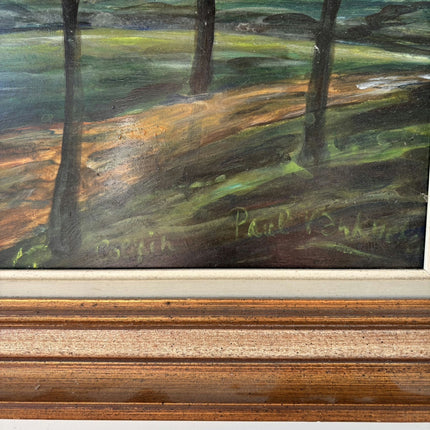 Classic Landscape Oil Painting "Five Trees" Expressive Art Holland Art Shop