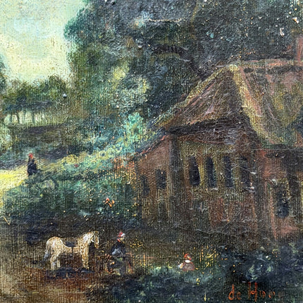 19th Century Antique Landscape Oil Painting "Framed Painting" Art Holland Art Shop