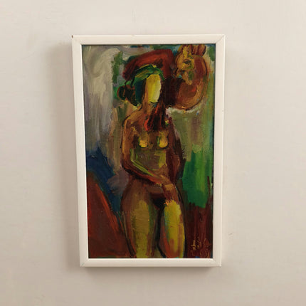 Classic Portrait Oil Painting "Standing Woman" Authentic Art Holland Art Shop