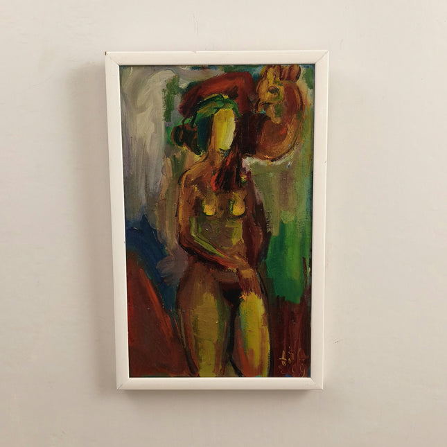 Classic Portrait Oil Painting "Standing Woman" Authentic Art Holland Art Shop