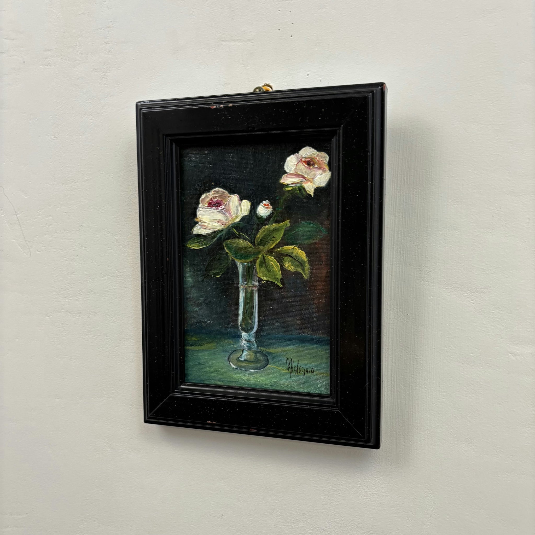 Traditional Flowery Still Life Oil Painting 