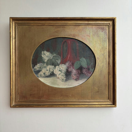 Leopold Smetana 1929 Floral Still Life Oil Painting "Flower Bouquet" Artwork Holland Art Shop