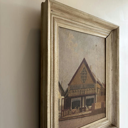 Handcrafted Cityscape Oil Painting "Framed Painting" Traditional Art Holland Art Shop