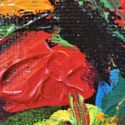 Rustic Floral Still Life Oil Painting "Flower Vase" Timeless Small Artwork Holland Art Shop