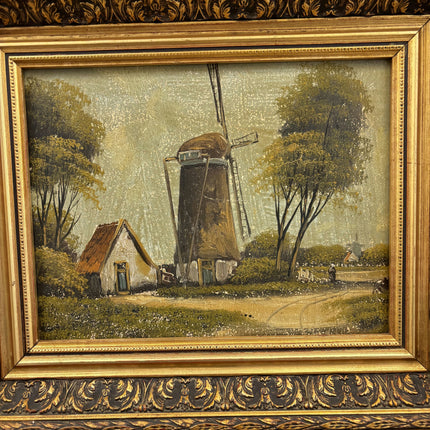 Handcrafted Landscape Oil Painting "Gilded Frame" Detailed Art Holland Art Shop