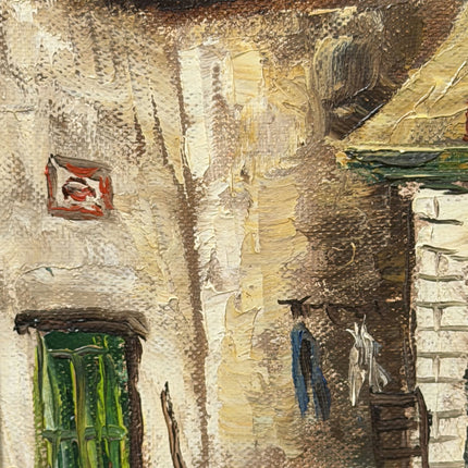 Timeless Interior Oil Painting "Open Fireplace" Original Small Artwork Holland Art Shop