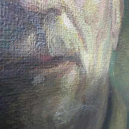 Handcrafted Portrait Oil Painting "Bearded Man" Classic Small Artwork Holland Art Shop