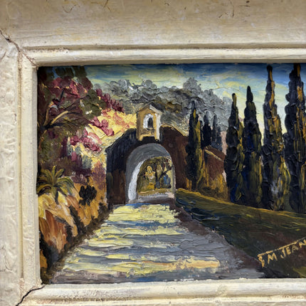 Rustic Landscape Oil Painting "Stone Arch" Elegant French Artwork Holland Art Shop