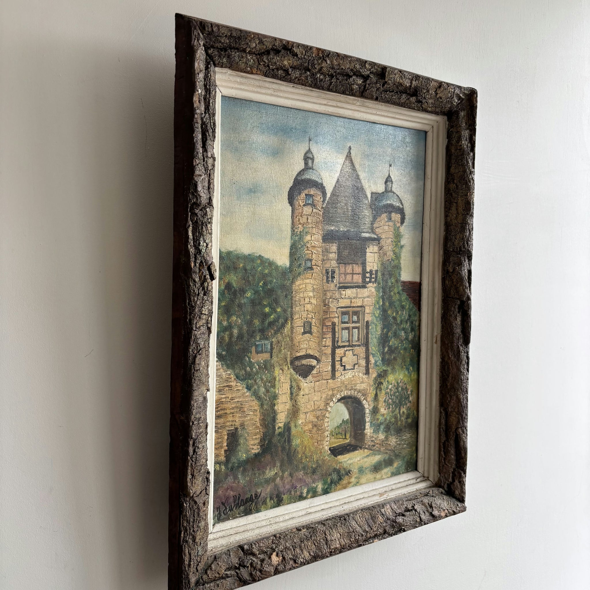 Authentic Cityscape Oil Painting 