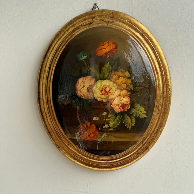 Refined Floral Still Life Oil Painting "Floral Bouquet" Small Artwork Holland Art Shop