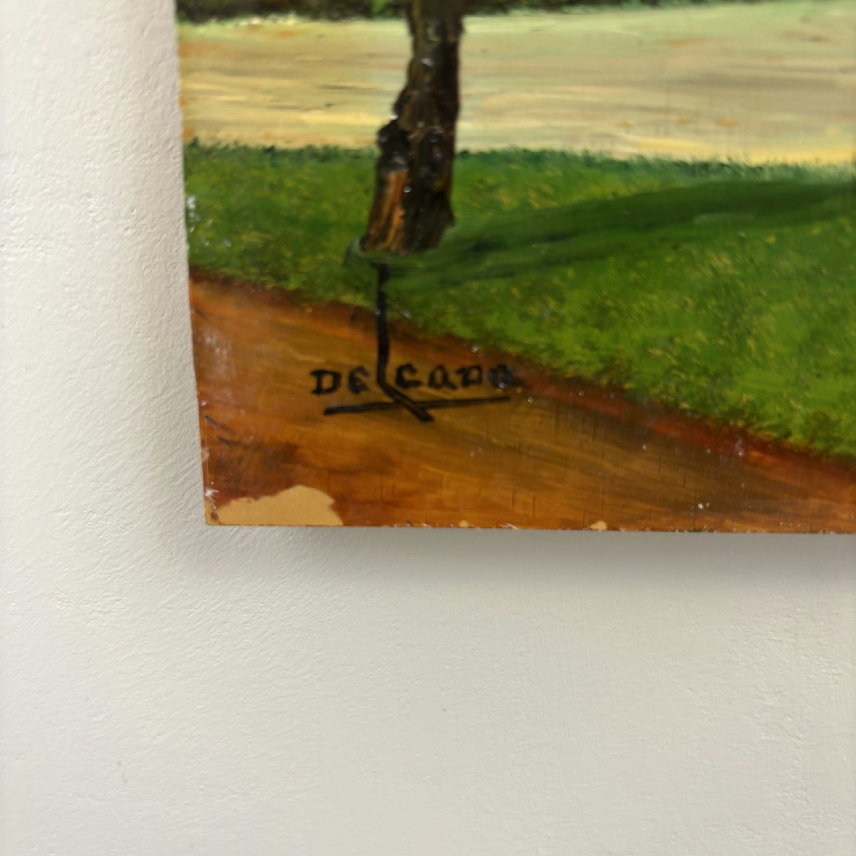 Expressive Cityscape Oil Painting 