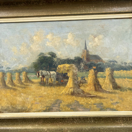 Elegant Scenery Oil Painting "Cracked Paint" Classic Large Art Holland Art Shop